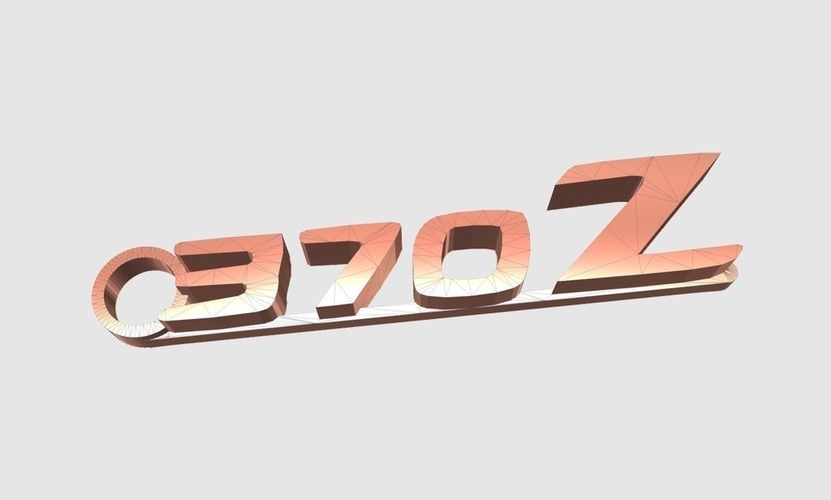 Nissan 370 Z keychain 3D Print 141914