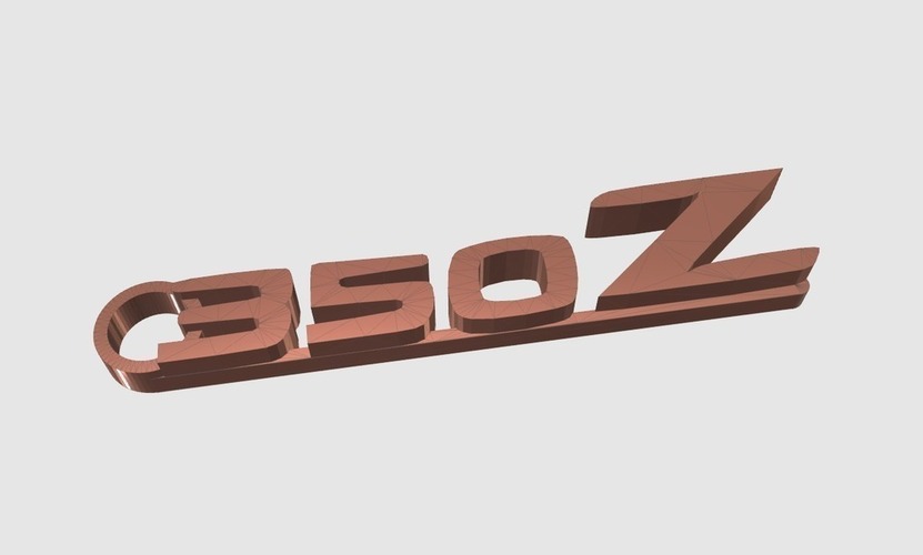 Nissan 350Z keychain 3D Print 141917