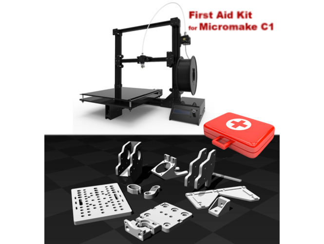 First Aid Kit for Micromake C1 (H-bot XZ) + Marlin 3D Print 142115 First Aid Kit for Micromake C1 (H-bot XZ) + Marlin 3D Print 142115