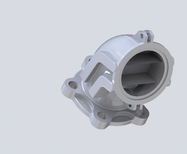 Rolls Royce Elbow (Star Wars wall Greeblie) 3D Print 142177 Rolls Royce Elbow (Star Wars wall Greeblie) 3D Print 142177