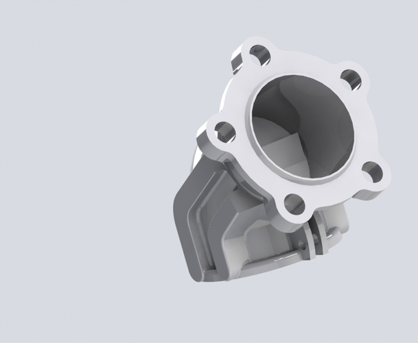 Rolls Royce Elbow (Star Wars wall Greeblie) 3D Print 142178 Rolls Royce Elbow (Star Wars wall Greeblie) 3D Print 142178