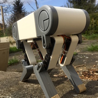 Small Quadruped Robot V2 3D Printing 142222