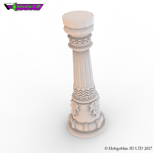 HG3D Indian Pillar - 28mm 3D Print 142253 HG3D Indian Pillar - 28mm 3D Print 142253