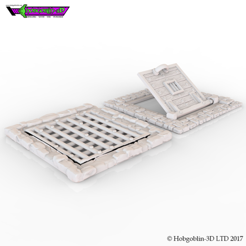 HG3D Freemasons Flooring Kit - 28mm 3D Print 142258 HG3D Freemasons Flooring Kit - 28mm 3D Print 142258