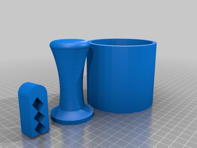 printable coffee set  3D Print 14232