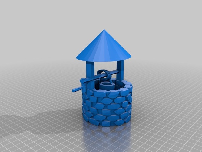 wishing well for frosted ultra detail or sculpteo 3D Print 14245