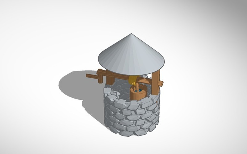 wishing well for frosted ultra detail or sculpteo 3D Print 14246