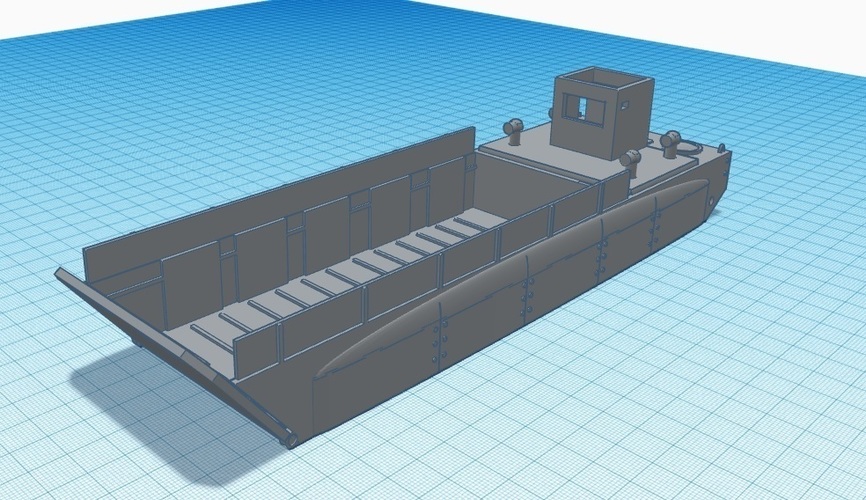Landing craft World War Two - Wargame scenery 3D Print 142465