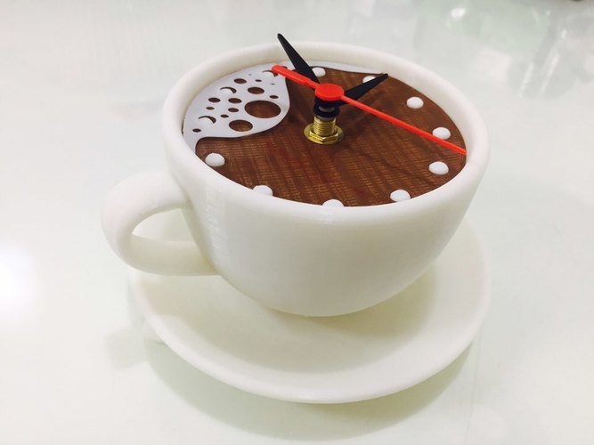 clock-coffee 3D Print 142766