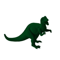 Small Dinosaur Figure (Dilophosaurus)  3D Printing 142839