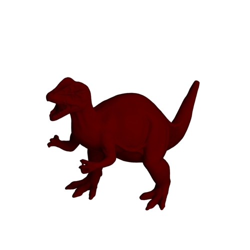 Dinosaur Figure (Dilophosaurus)  3D Print 142852