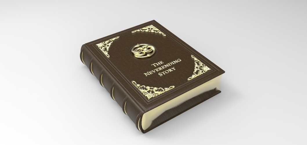 The Neverending Story Book - BOX (Prop) 3D Print 142876