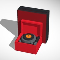 Small record player iphone speaker 3D Printing 14291