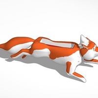 Small fox with gnome Iphone 4 speaker 3D Printing 14316