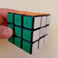 Small Rubik's Cube Braille Tiles  3D Printing 143199