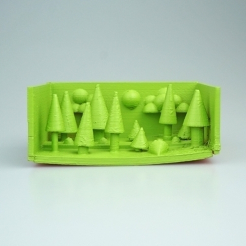 night in the pine forest 3D Print 14335