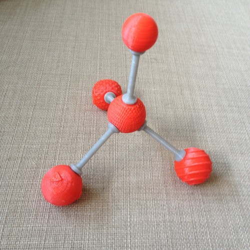 Tactile Chemistry learning atoms 3D Print 143419