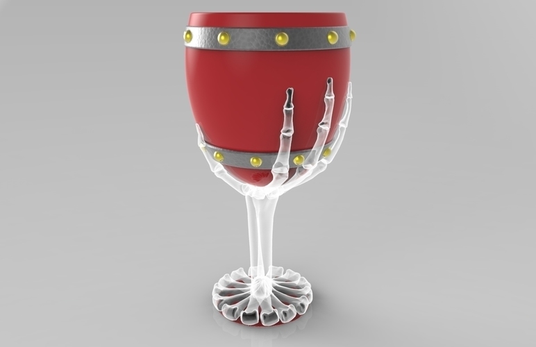 The Goonies Skeletal Hand Wine Goblet - 320ml 3D Print 144055