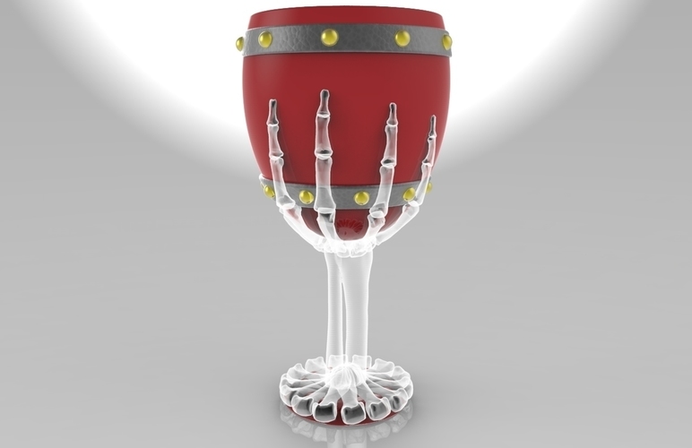 The Goonies Skeletal Hand Wine Goblet - 320ml 3D Print 144056