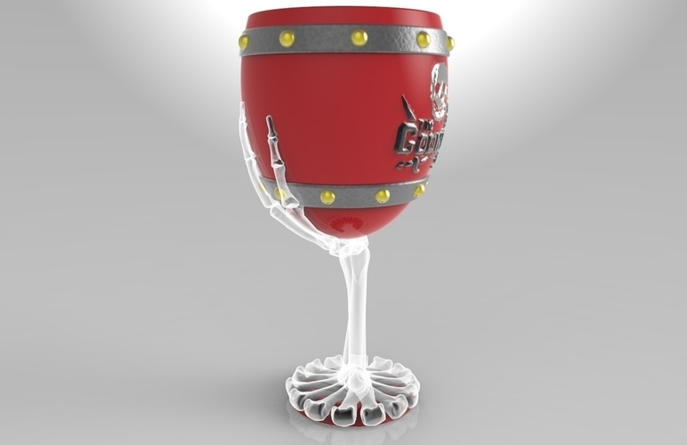The Goonies Skeletal Hand Wine Goblet - 320ml 3D Print 144057