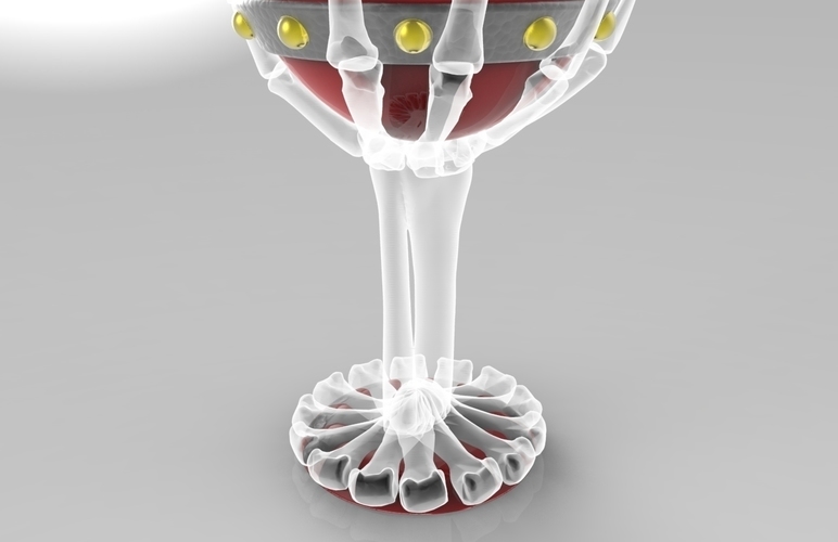 The Goonies Skeletal Hand Wine Goblet - 320ml 3D Print 144060