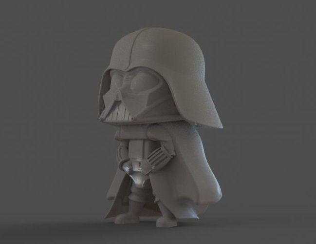 Cute Darth Vader 3D Print 144151
