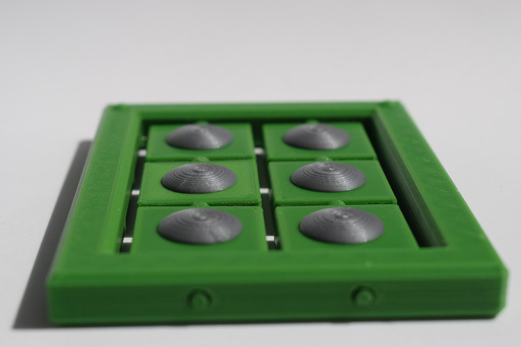 Braille cell - letter learning kit 3D Print 144265