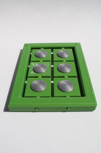 Braille cell - letter learning kit 3D Print 144267