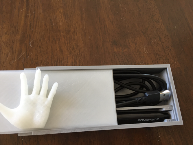 Graphic Tablet Pen and Cable Box 3D Print 144366
