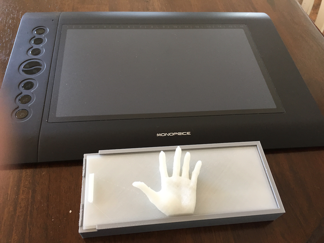 Graphic Tablet Pen and Cable Box 3D Print 144367