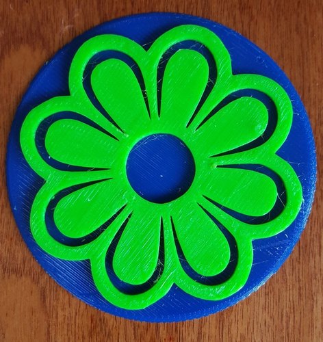 Flower Coasters for Mother's Day 3D Print 144624