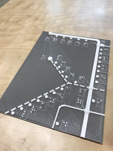 Tactile Map for Taipei Metro Route 3D Print 144626