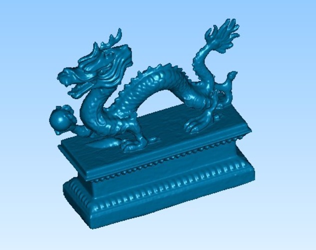 dragon with pearl 3D Print 14464