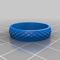 Small My Customized "Fidget" Spinner Ring 3D Printing 14481