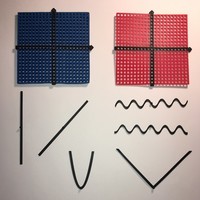 Small Graphing Tool (Coordinate Plane with Functions)  3D Printing 144896