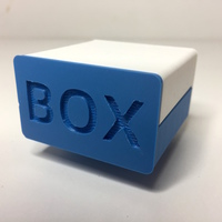 Small Parametric sliding box 3D Printing 145199