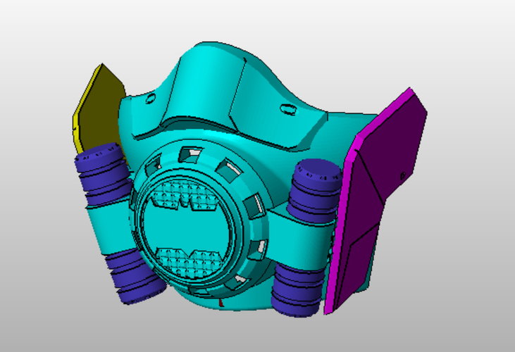 Suicide Squad Batman Rebreather 3D Print 145614 Suicide Squad Batman Rebreather 3D Print 145614