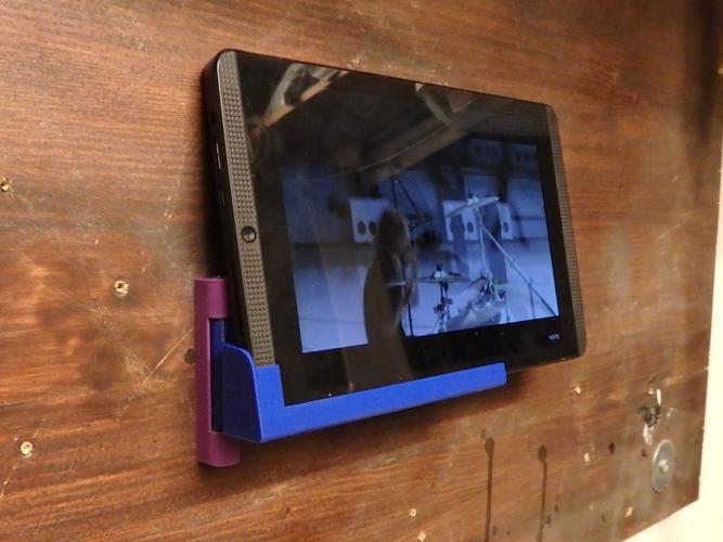 Tablet / Smartphone Moving Wall Holder 3D Print 145831