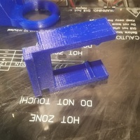 Small Makerfront MK8 Cooler Duct Mount 3D Printing 145847