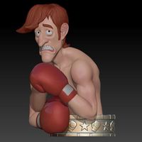 Small Glass Joe  "Punch Out" 3D Printing 145968