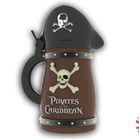 Small Pirates of the Caribbean Beer Stein - The Bubba Style 3D Printing 146091