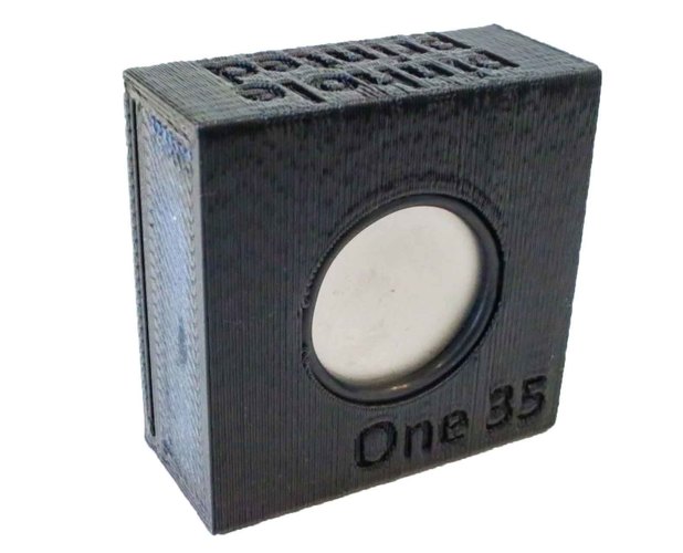 One 35 -  One Piece 3D Printed Pinhole Camera 3D Print 146142