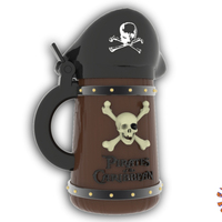 Small Pirates of the Caribbean Beer Stein - The Angled Style 3D Printing 146152