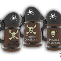 Small Pirates of the Caribbean Beer Steins Package Deal 3D Printing 146189