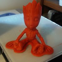 Small baby groot with base 3D Printing 146229