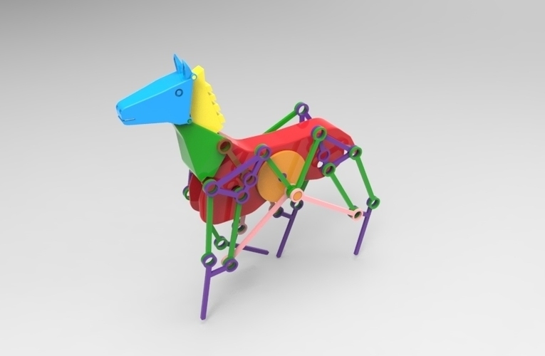 mechanical horse 3D Print 146260