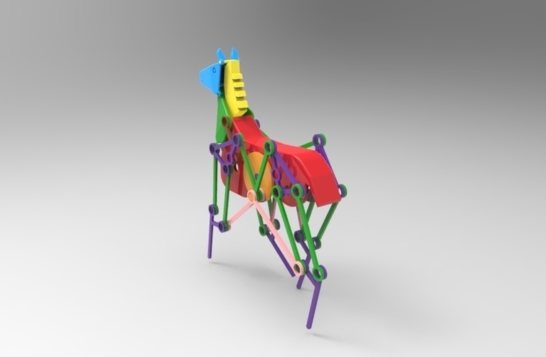 mechanical horse 3D Print 146262