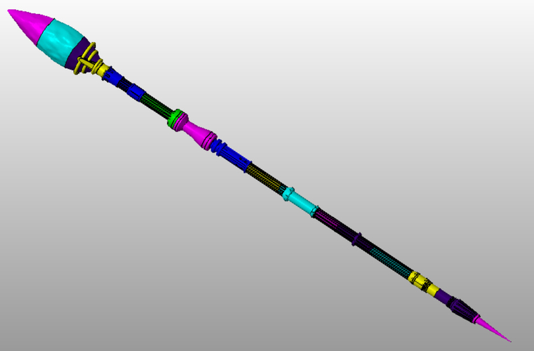 Batman Vs Superman Kryptonite spear 3d print files 3D Print 146392 Batman Vs Superman Kryptonite spear 3d print files 3D Print 146392