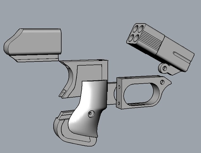 DERRINGER 357 COP 3D Print 146491 DERRINGER 357 COP 3D Print 146491
