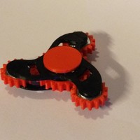 Small Geared Tri Fidget Spinner 3D Printing 146501